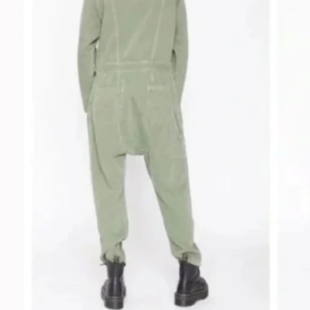 Sandrine Rose xFree People Army Zippers & Pockets Coverall Jumpsuit SzXS or SzS - Picture 11 of 16